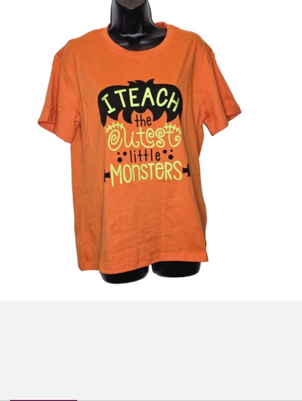 Women's Unbranded Orange Short Sleeve Tee M - Picture 5 of 5
